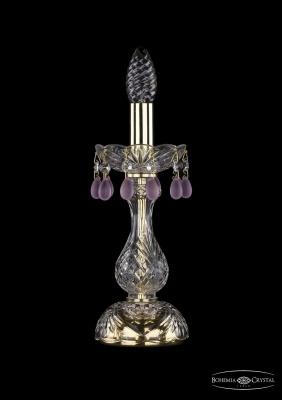 Настольная лампа  Bohemia Ivele Crystal  арт. 1410L/1-27/G/V7010